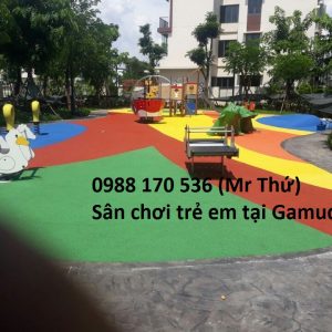 thi công Sân chơi trẻ em tại Gamuda (Hà Nội)